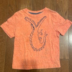Cute 3T Tucker + Tate orange alligator tshirt